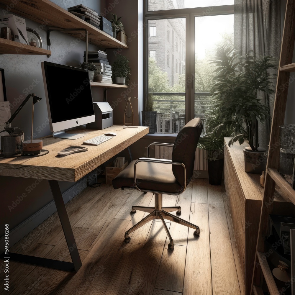 working room for home interior architecture with a minimalist style working room for home interior architecture with a minimalist style