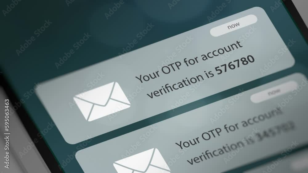 Push Notification with OTP (One Time Password ) Message on Smart Phone