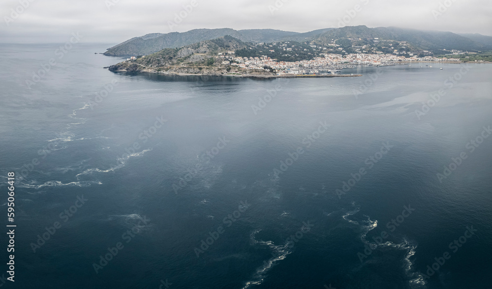 Fotografía aérea, Port de la Selva, Catalunya