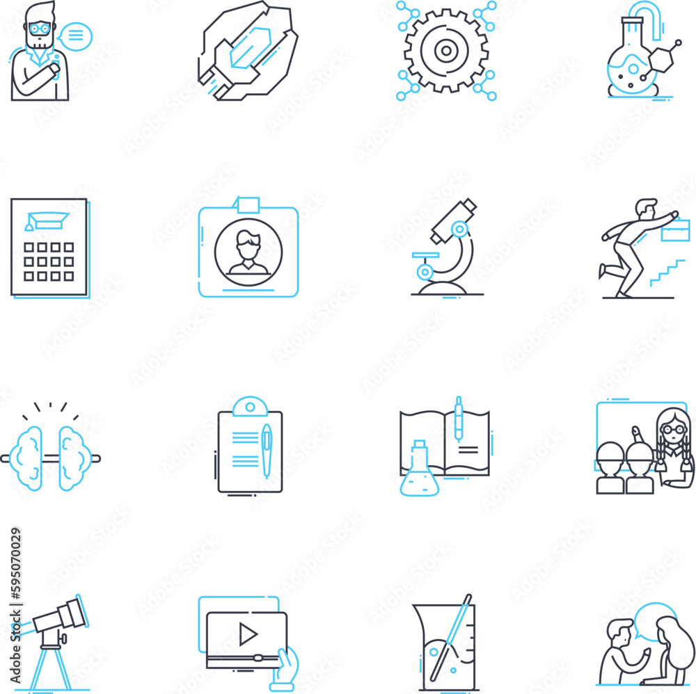 Business acumen linear icons set. Strategy, Leadership, Innovation, Analytical, Vision, Risk-taking, Decision-making line vector and concept signs. Adaptability,Communication,Problem-solving outline Business acumen linear icons set. Strategy, Leadership, Innovation, Analytical, Vision, Risk-taking, Decision-making line vector and concept signs. Adaptability,Communication,Problem-solving outline