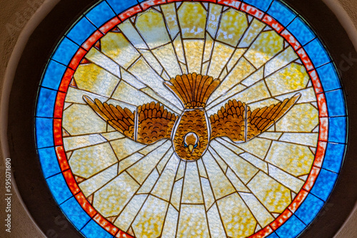 Stained glass window