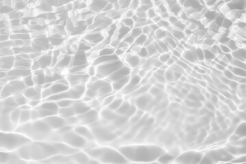 Abstract white transparent water shadow surface texture natural ripple background