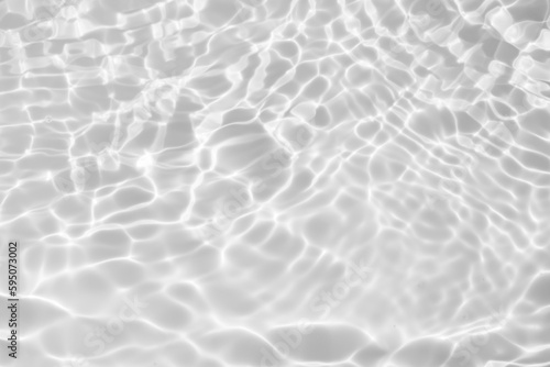 Abstract white transparent water shadow surface texture natural ripple background