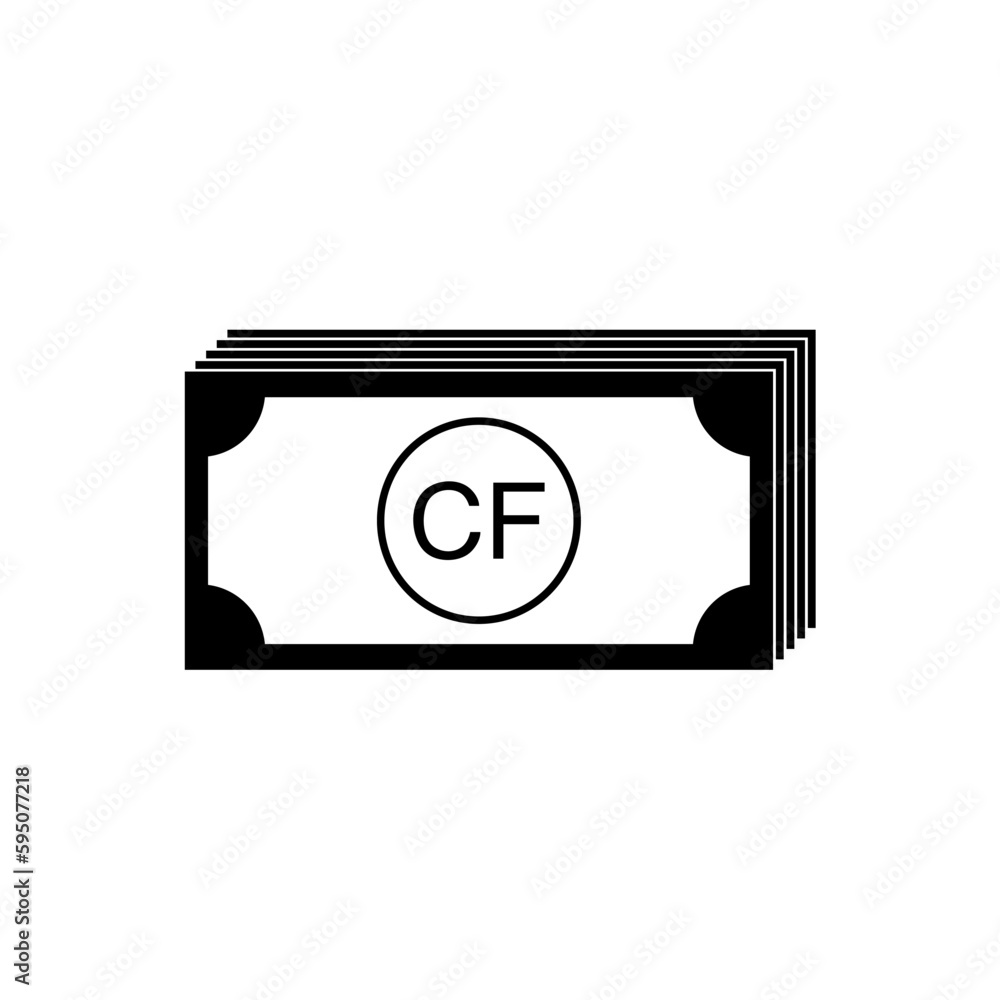 Comoros Currency Symbol, Comorian Franc Icon, KMF Sign. Vector Illustration Comoros Currency Symbol, Comorian Franc Icon, KMF Sign. Vector Illustration