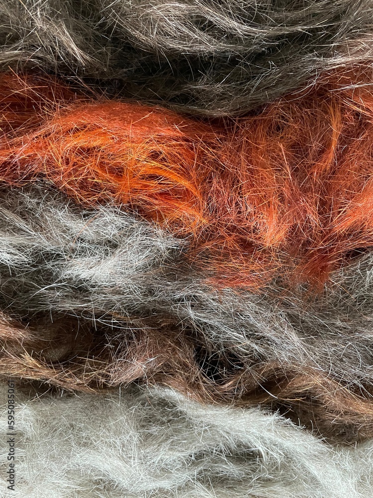 Fototapeta premium Hintergrund: abgeschnittene Haare.