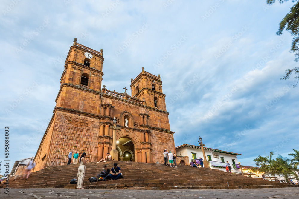 Barichara is a town in northern Colombia known for its cobblestone streets and colonial architecture