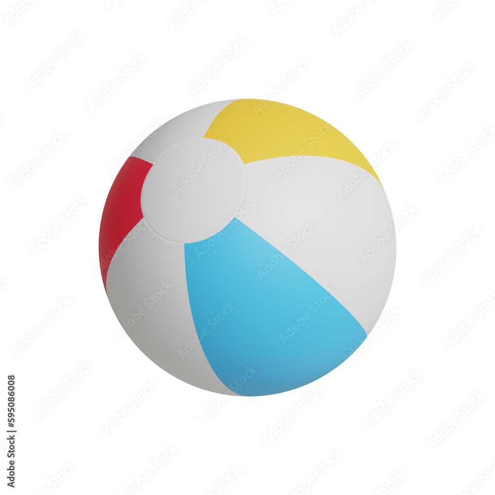3d summer beach ball icon 3d summer beach ball icon