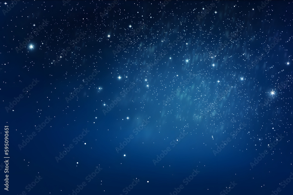 Fototapeta premium Star glitter sky background. Generative ai.