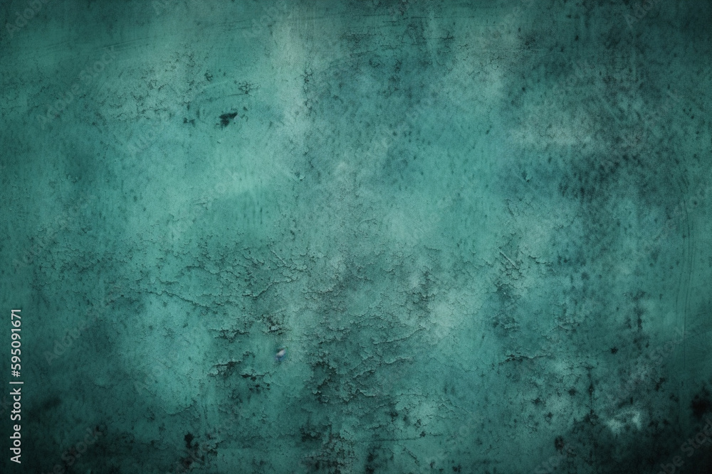 Teal Grunge Texture Background Wallpaper Design