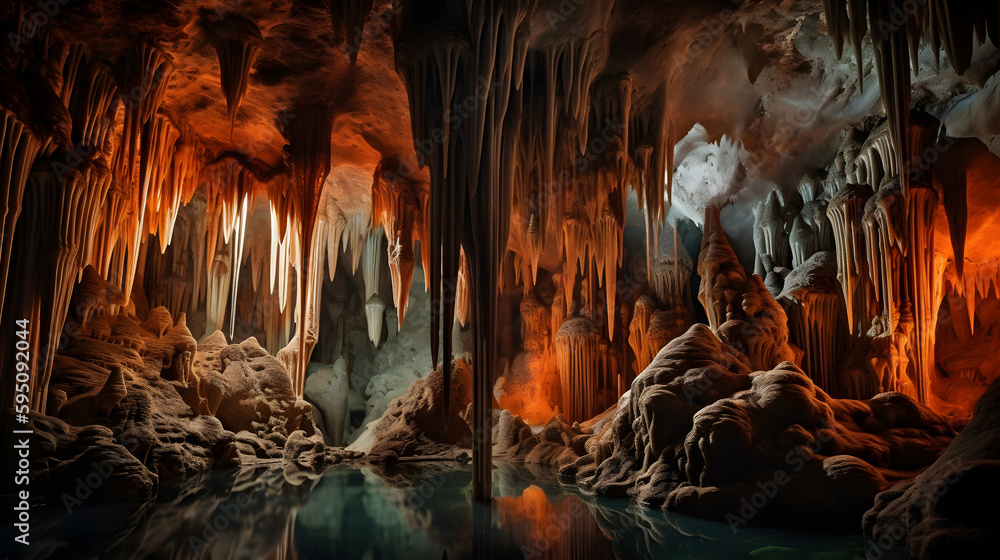 Fototapeta premium inside the cave