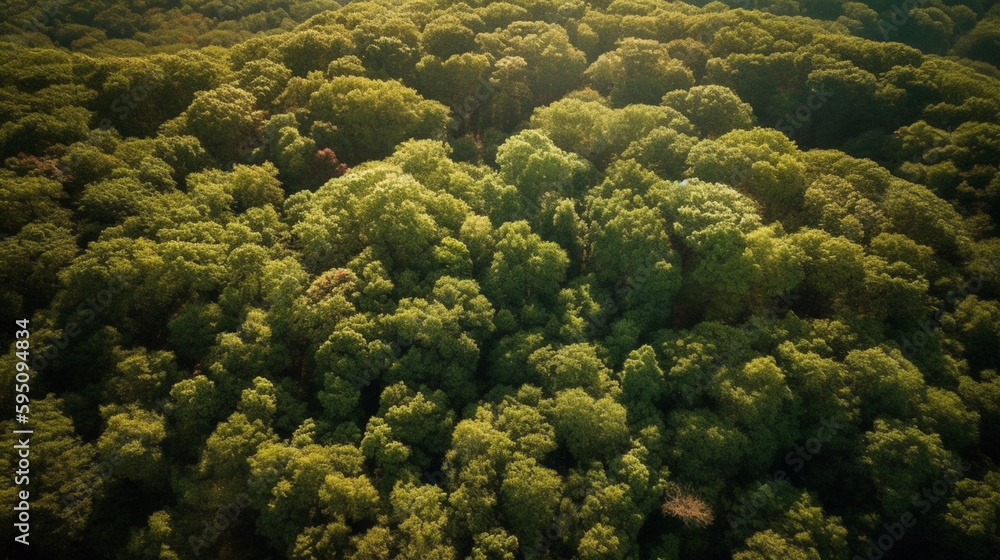 Aerial View of a Breathtaking Forest Canopy Aerial View of a Breathtaking Forest Canopy