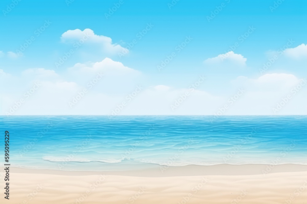 Empty sea and beach background