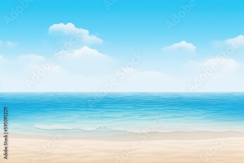 Empty sea and beach background