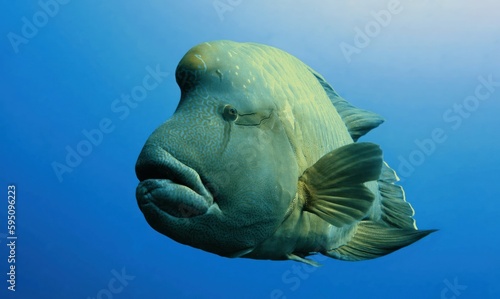 Napoleon-Lippfisch (Cheilinus undulatus) im Roten Meer