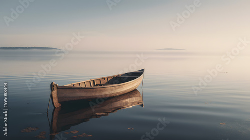 boat on the lake