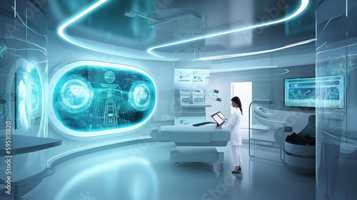 interior of a modern Lab