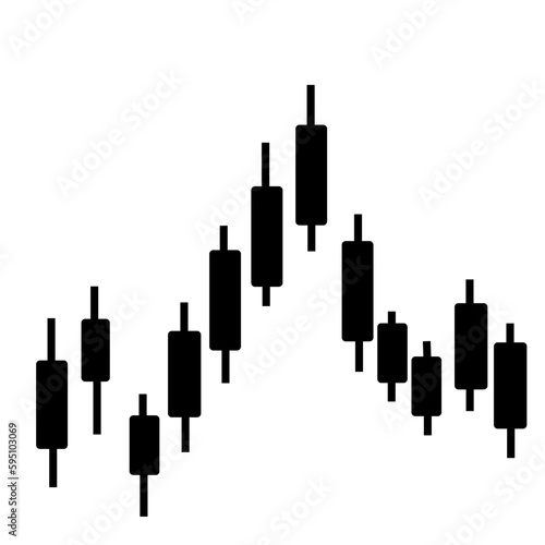 Forex Chart Silhouette