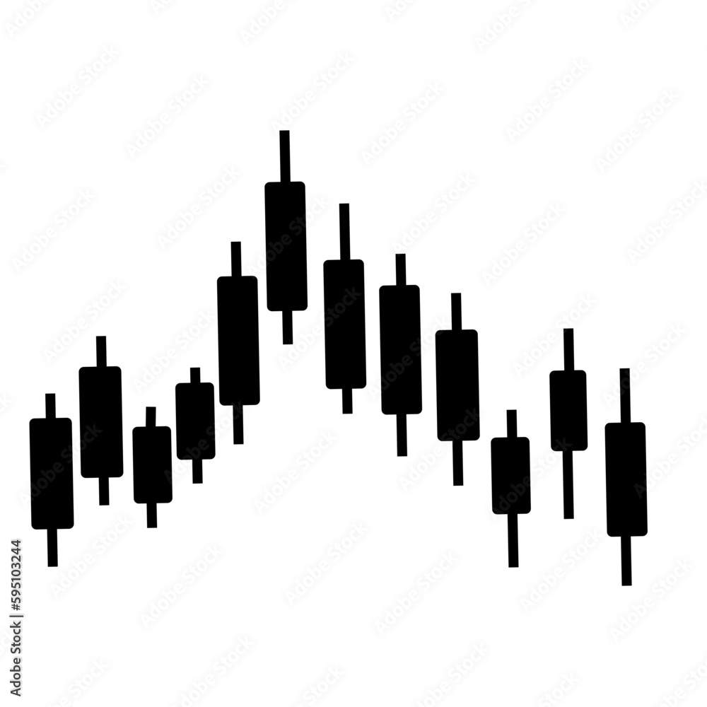 Forex Chart Silhouette