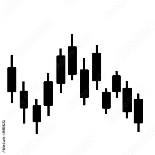 Forex Chart Silhouette