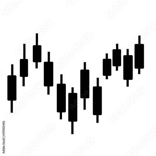 Forex Chart Silhouette