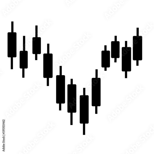 Forex Chart Silhouette