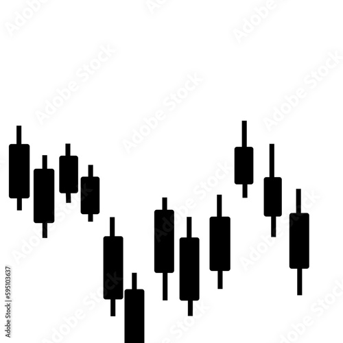 Forex Chart Silhouette