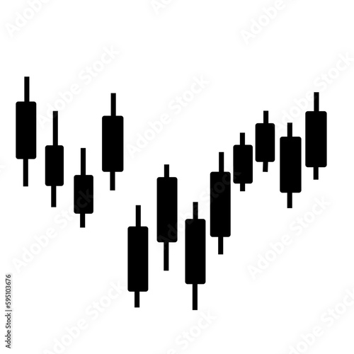 Forex Chart Silhouette