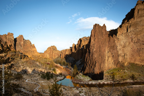 Smith Rock Canyon in Oregon
