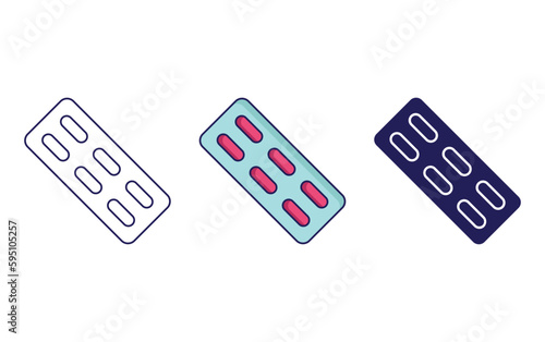 pill vector icon