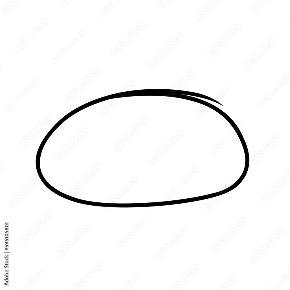 Handrawn scribble circle.oval marker.circle buble Handrawn scribble circle.oval marker.circle buble