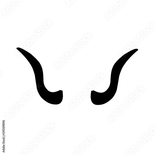 Silhouette Devil Horns