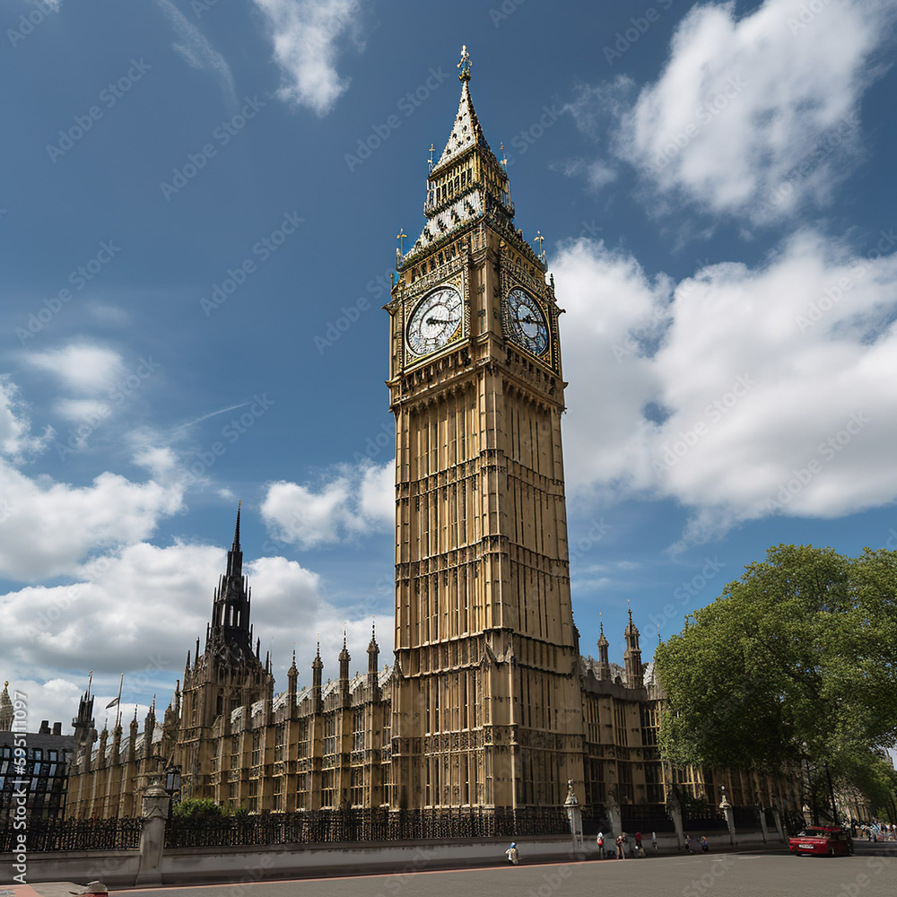 Big Ben: The Iconic Clock Tower of the Palace of Westminster