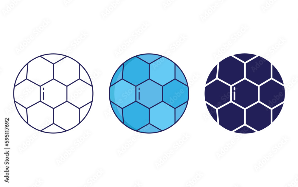 Obraz premium Soccer Ball vector icon