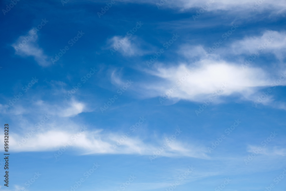 Beautiful morning sky with clouds.