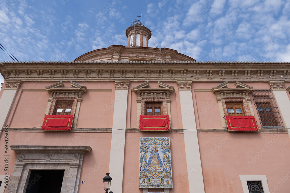 Renaissance and Baroque styles Royal Basilica of Our Lady of the Forsaken (17th century) - temple dedicated to patron of city - Our Lady of Renaissance and Baroque styles Royal Basilica of Our Lady of the Forsaken (17th century) - temple dedicated to patron of city - Our Lady of