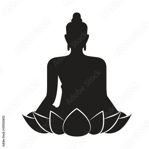 A vector of buddha