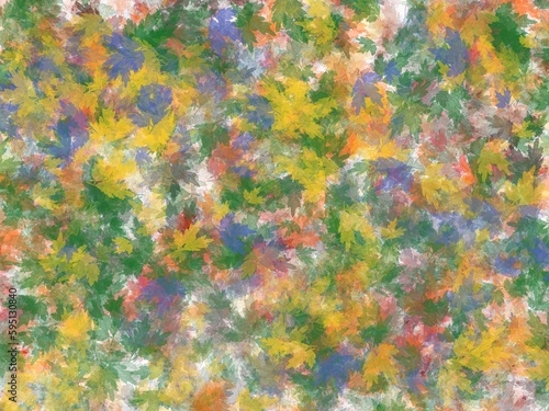 Brushstrokes colorful texture acrylic paint on canvas. picture for artwork design. Abstract art background hand drawn acrylic painting. Modern contemporary art. Digital art illustration