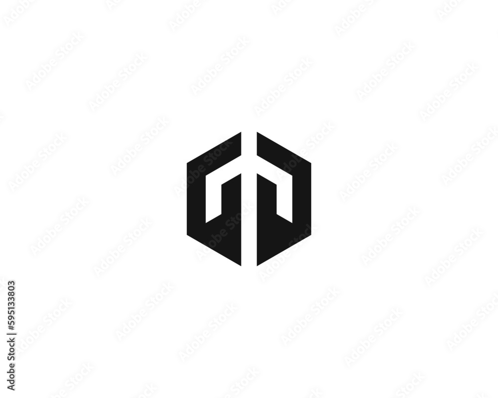 Geometric double G letter logo. Creative palms hands sign. Universal construction real estate fashion symbol. Vector illustration. Geometric double G letter logo. Creative palms hands sign. Universal construction real estate fashion symbol. Vector illustration.