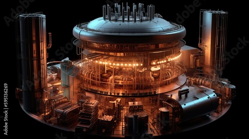 Fusion reactor, energy, electricity, future, renewable energy, Generative AI, Generative, AI