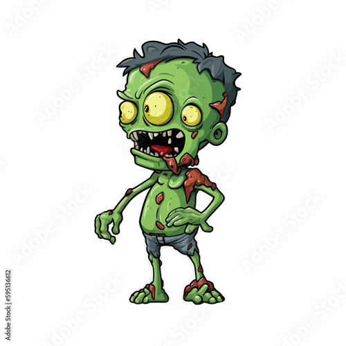 cartoon zombie