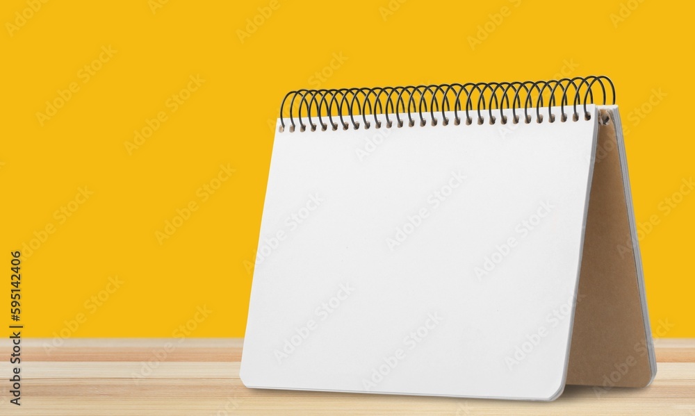 2023 office desk calendar on table. 2023 office desk calendar on table.