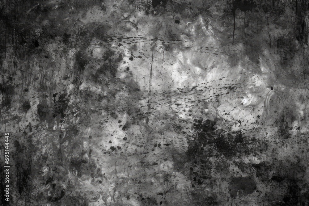 textured and gritty monochromatic wall. Generative AI