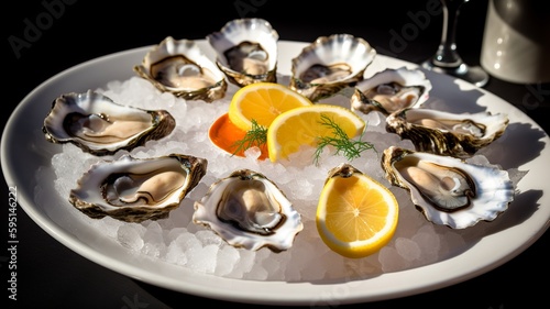 Succulent Olympia Oyster Platter