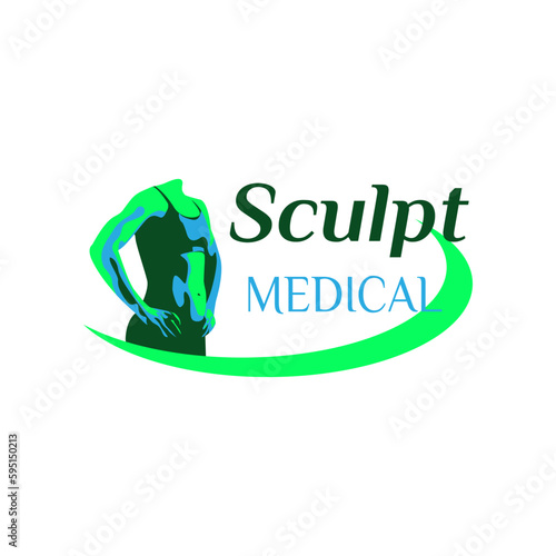 Illustration Vector Graphic of Medical Sculpt logo design