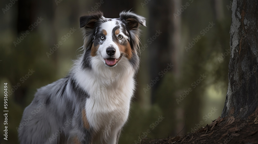 Border Collie AI Generative Image