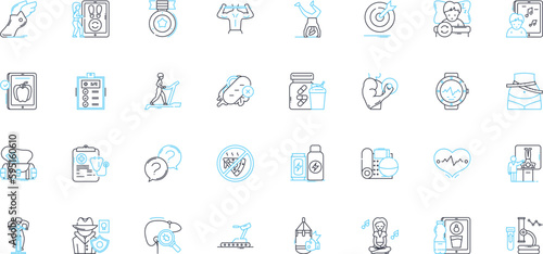 Mental health linear icons set. Anxiety, Depression, Therapy, Stress, Trauma, Emotions, Self-care line vector and concept signs. Coping,Mindfulness,Resilience outline illustrations