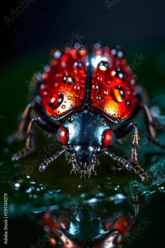 Micro Photography Ladybug zoom