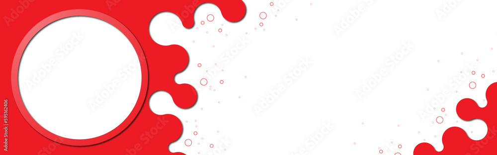 Red banner template for web cover or to showcase various topics. Red banner template for web cover or to showcase various topics.