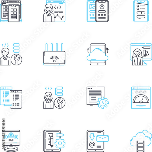 Character enhancement linear icons set. Resilience, Empathy, Integrity, Compassion, Perseverance, Gratitude, Courage line vector and concept signs. Humility,Self-awareness,Discipline outline