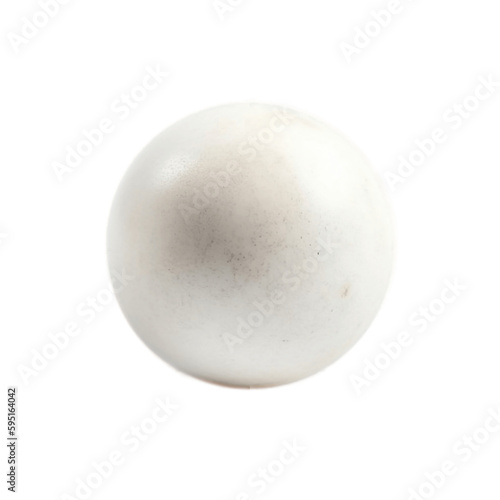 Cue ball for pool, billiards, snooker, isolated on a transparent background. AI Generated Image.